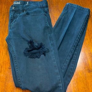 Rude Skinny Black Skinny Jeans